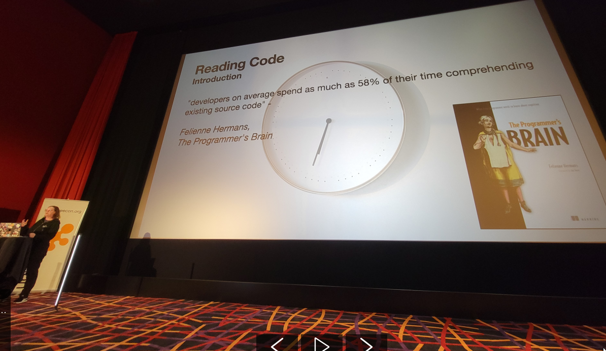 We spend more time reading code